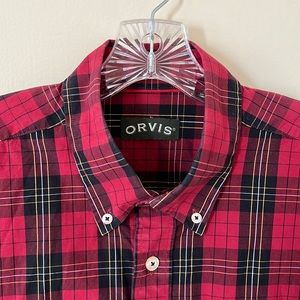 Orvis Heritage Wash Plaid Shirt - Mens Large